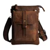 Leather Men Multifunction Designer Casual Crossbody Shoulder Messenger Bag Fashion Waist Belt Pack Bag Phone Tablets Case 8711 ► Photo 2/5