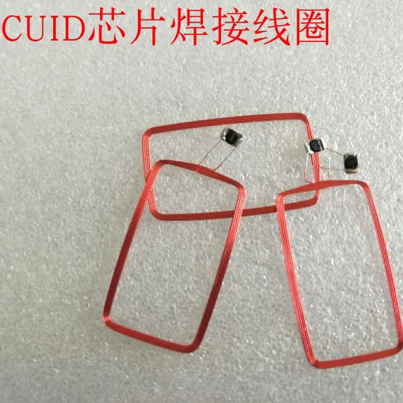 IC катушка сварочная этикетка CUID чип перезаписываемая копия RFID Высокая частота 13,56 МГц размер 44*26 мм