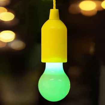 

MUQGEW Good Source of Materials Portable LED Pull Cord light Bulb Outdoor Garden Camping Hanging LED Light Lamp