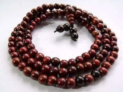 

6mm Tibetan Buddhism 108 rosewood Prayer Bead Mala Necklace
