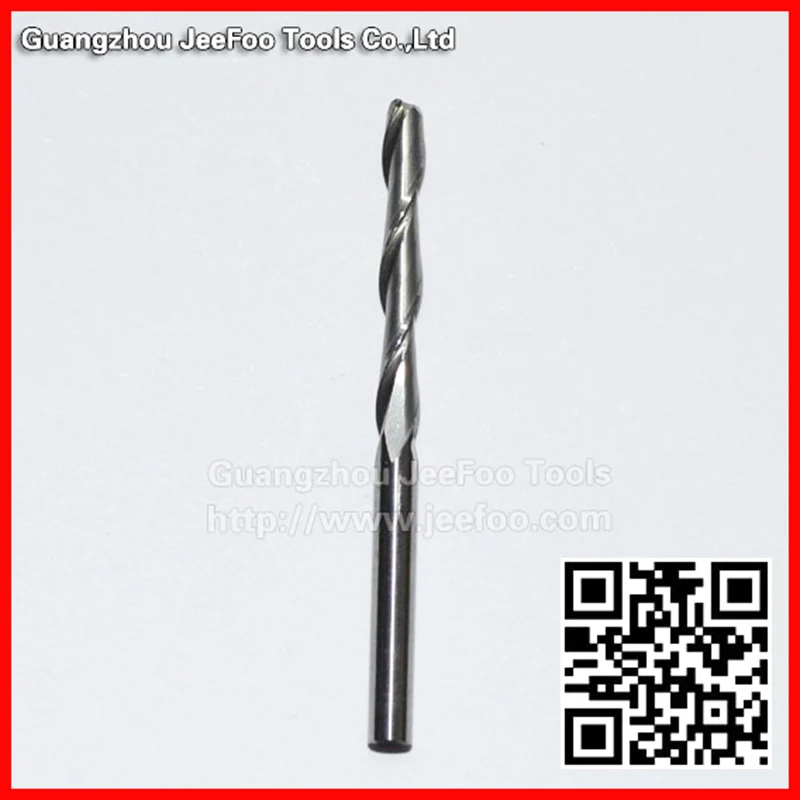 

A series 3.175*22mm Solid Carbide Double Flute Sprial Bit