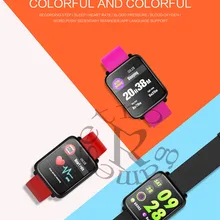 5 шт./партия, M28, водонепроницаемый смарт-браслет с пульсометром, поддержка контроля артериального давления, погода, фитнес-браслет