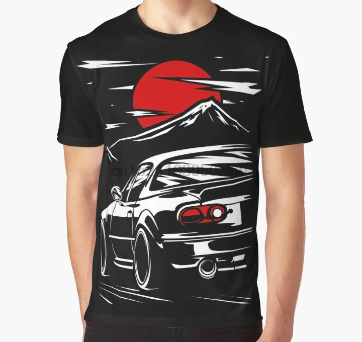 

All Over Print 3D Tshirt Men Funny T Shirt Mazda MX-5 Miata Graphic T-Shirt