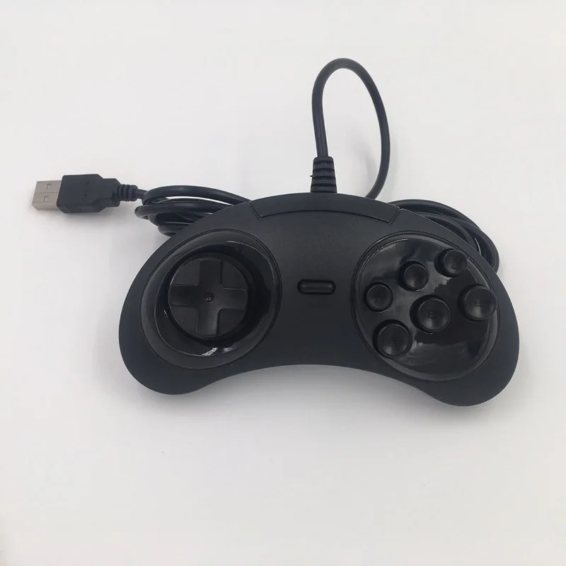 Лидер продаж геймпад SEGA Genesis USB игровой контроллер с 6 кнопками держатель