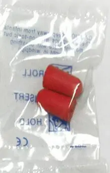 10 шт. удобные наушники с шумоподавлением пены беруши шумоподавляющие наушники защитные для сна заглушки - Цвет: Красный