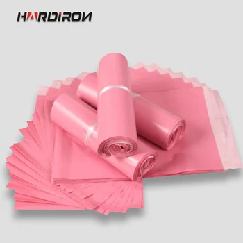 

HARDIRON Pink Express Bag High Toughness Moisture-Proof Packaging Pouch Self-Seal Adhesive Courier Packet Package Sack