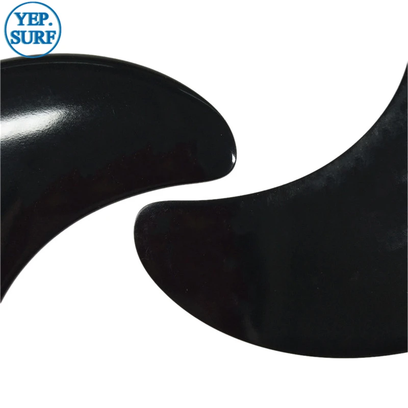 Плавники для серфинга FCS GL black/ white Fin 2 шт в комплекте