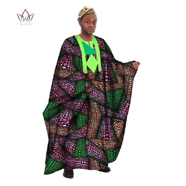 Custom Mens African Clothing Long Sleeve Men Loose Thobe Robe Dashiki