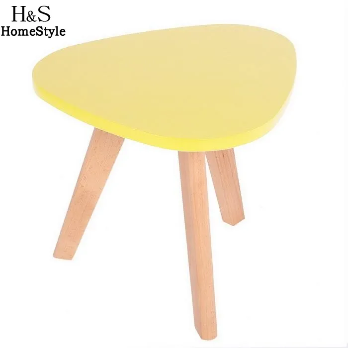 Homdox Mini Triangle Side Table Coffee Tea Table Living Room Balcony Table N30A