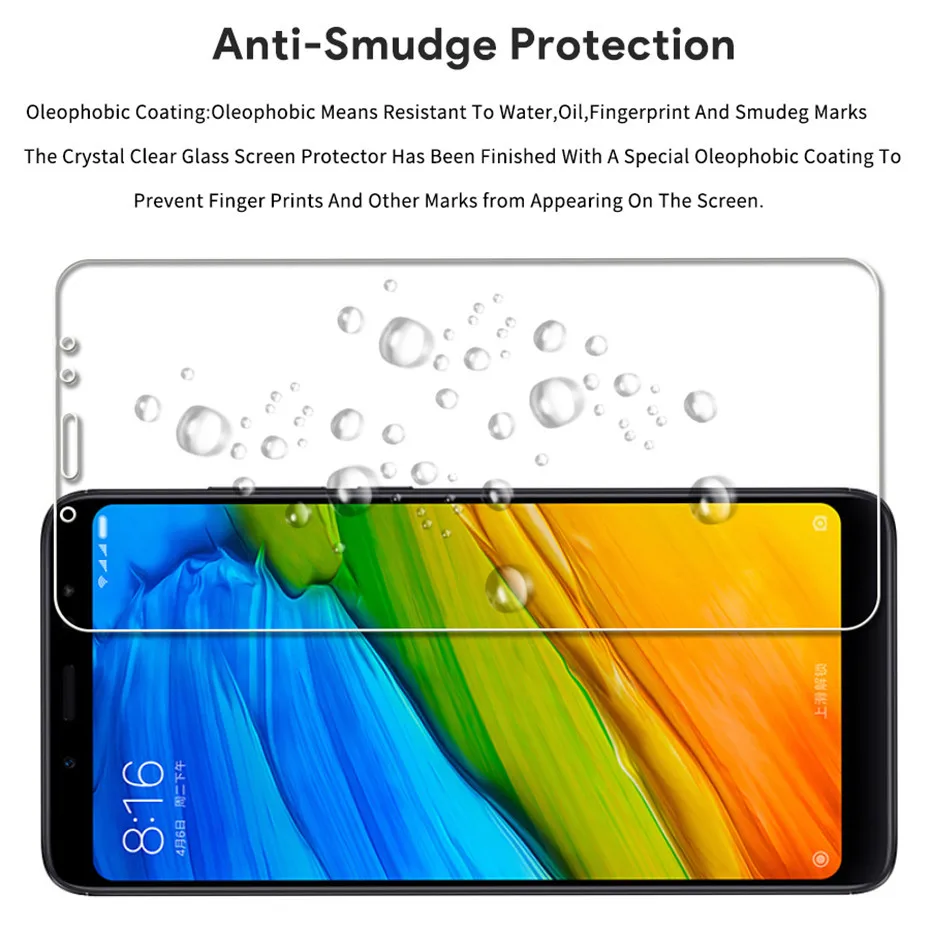 Защита экрана для xiaomi redmi 5 6 plus 4X 5A 6A закаленное стекло xiomi note 7 pro Note 4x защитная