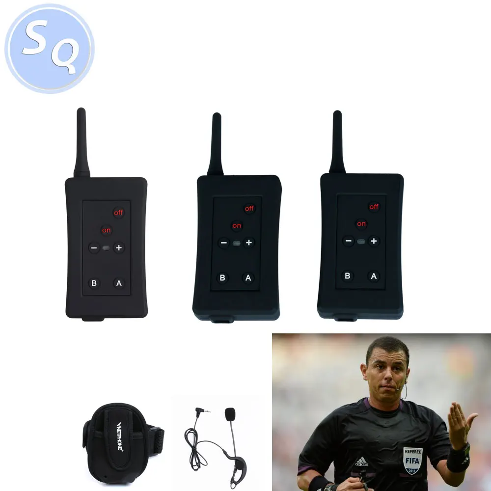 3 Referees Talk same time FBIM Football Referee Judger Arbitration Football Arbitro Coach