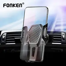 FONKEN памяти Автомобильный держатель телефона Anti-shake Автомобиль Air vent Mount Стенды для Мобильный телефон в кронштейн автомобиля гибкие большой разъем