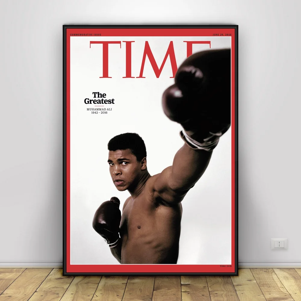 Muhammad Ali художественный Шелковый плакат домашний декор 12x18 24x36 дюймов - Цвет: 4
