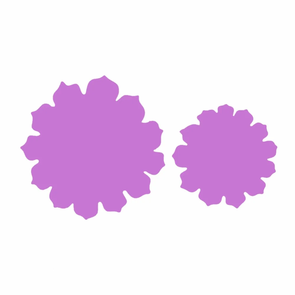  2019 Twin Flowers Die Wedding Metal Cutting Dies 3D DIY Scrapbooking Carbon Sharp Craft Die Photo F - 32971053161