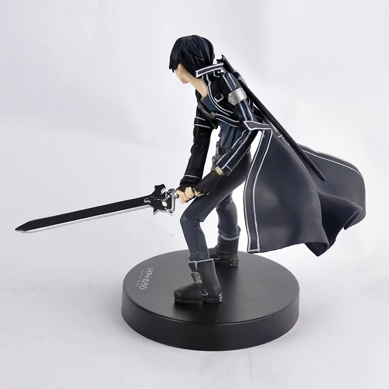 Лидер продаж Каблук 16 см Новое поступление фигурку аниме Sword Art Online Кирито боевой