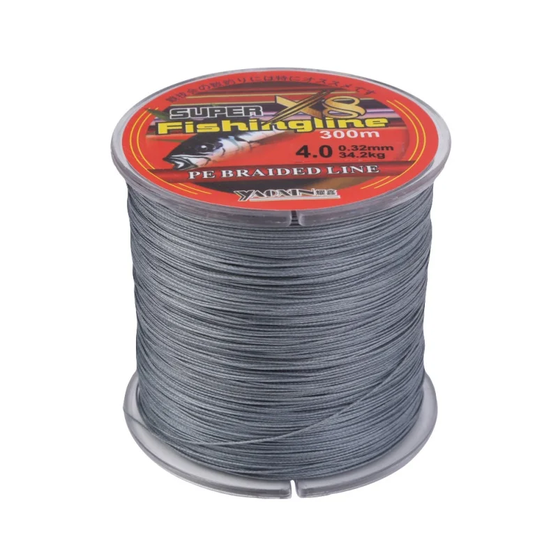 300M Super Strong Multifilament PE Braided Fishing Line Abrasion Resistant Super Strong 8