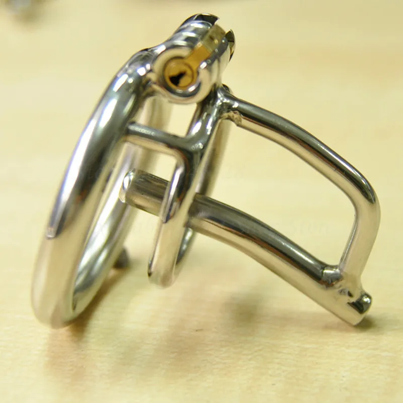 Stainless Steel Male Chastity Device with Catheter,Cock Cage,Virginity Lock,Penis Ring Stealth Lock,bondage Cock Ring For Men