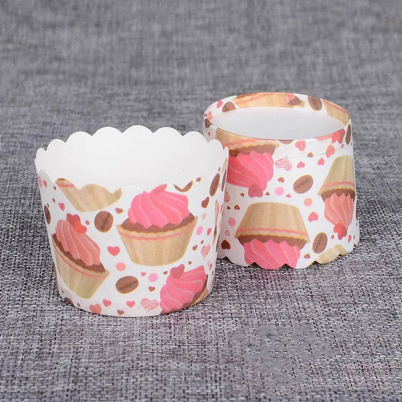 

50 Pcs/Pack Home Kitchen Bakeware Cake Tools Mini Paper Cupcake Case Wedding Wrapper Muffin Liners Baking Cups