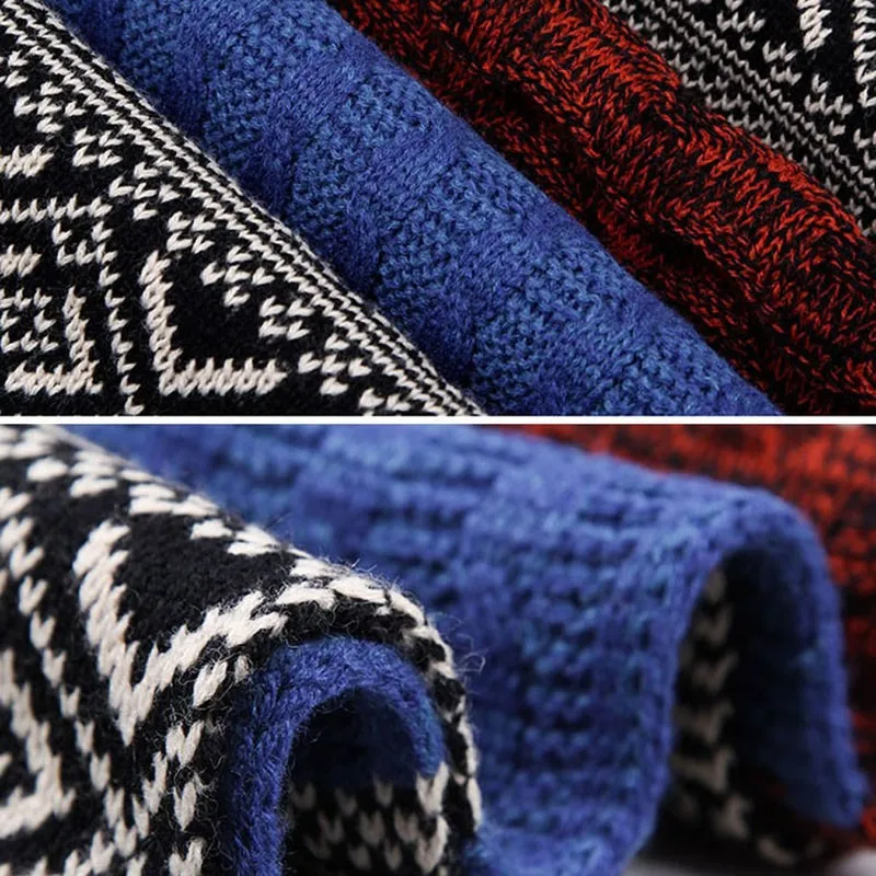 Зимняя мужская мода повседневная шаль шарф ассорти цветов шарфы теплые