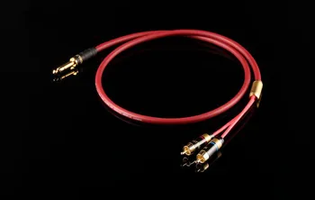 

6N copper 6.35mm one turn two RCA double lotus 1 turn 2 audio line