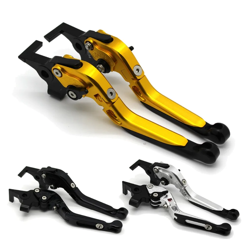 

with logo Motorcycle Frame Ornamental Foldable Brake Handle Extendable Clutch Lever For Triumph ROCKET III CLASSIC ROADSTER
