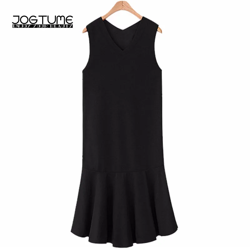 Womens Long Dress 2018 Spring Summer Style Female Fashion V-neck Sleeveless Vest Dresses Ladies Casual Ruffles Vestidos Plus 5XL | Женская
