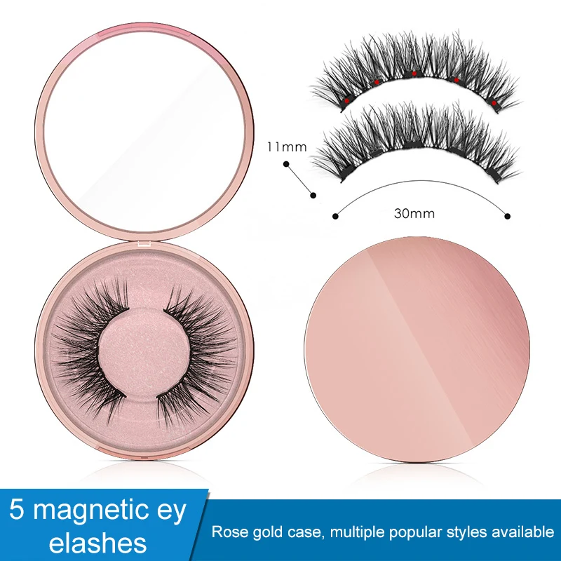 

Magnetic Eyelashesnatural False Eyelashes Magnet Lashes Magnetic Liquid Eyeliner & Magnetic False Eyelashes & Tweezer Set