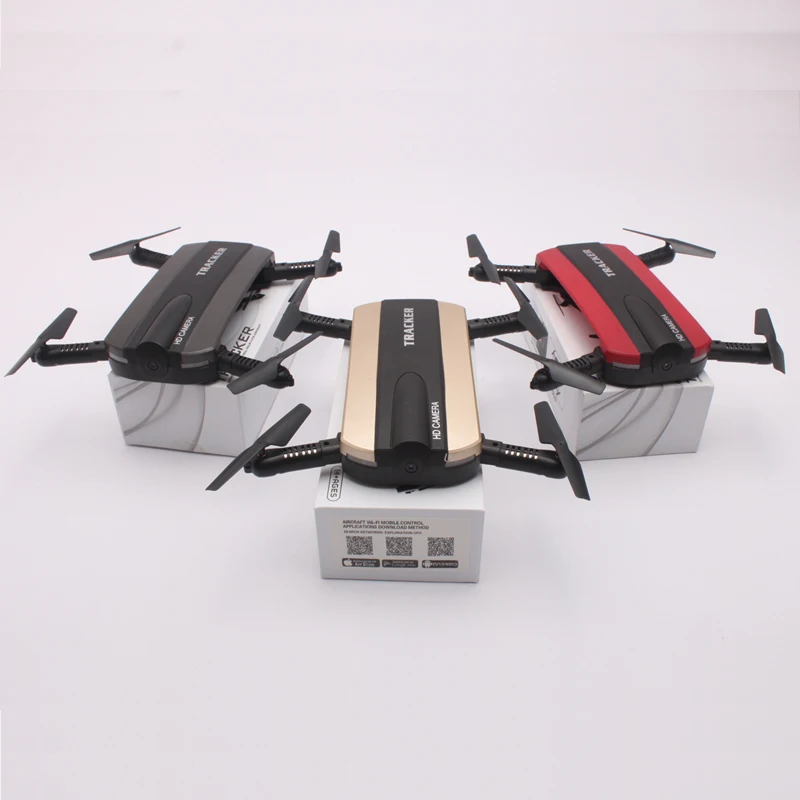 Складной мини Радиоуправляемый Дрон JXD523 с Wi Fi FPV 720P HD камерой удерживанием высоты