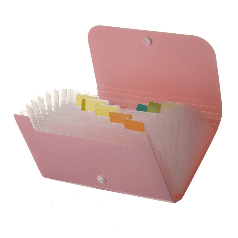 

Colorful Accordion Style Mini Bills Receipt File Document Bag Pouch Folder Card Holder Organizer File Holder