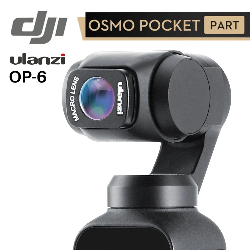 

Ulanzi OP-5 OP-6 Wide Angle Macro Lens for Dji Osmo Pocket 10X HD 4K Macro Lens Gimbal Accessories Magnetic Lenses