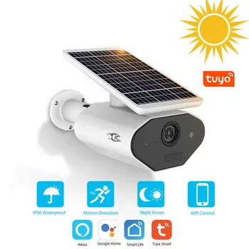 

Graffiti Smart Wireless Network Outdoor Solar Camera Tuya Wifi