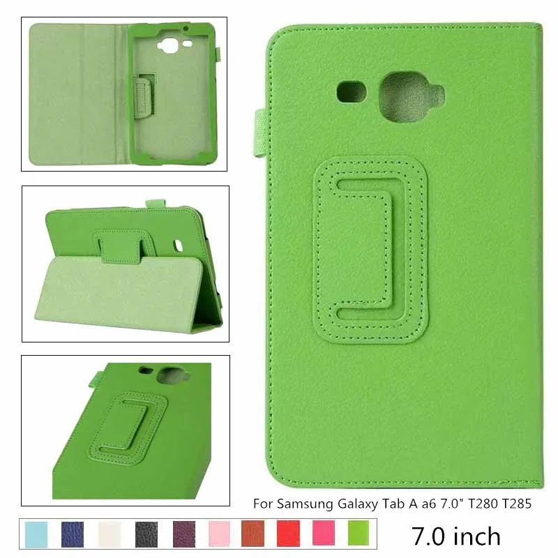 

New Tablet Case For Samsung Galaxy Tab A a6 7.0" T280 T285 SM-T280 SM-T285 Smart Cover Case Tablet Flip Stand Protective Shell
