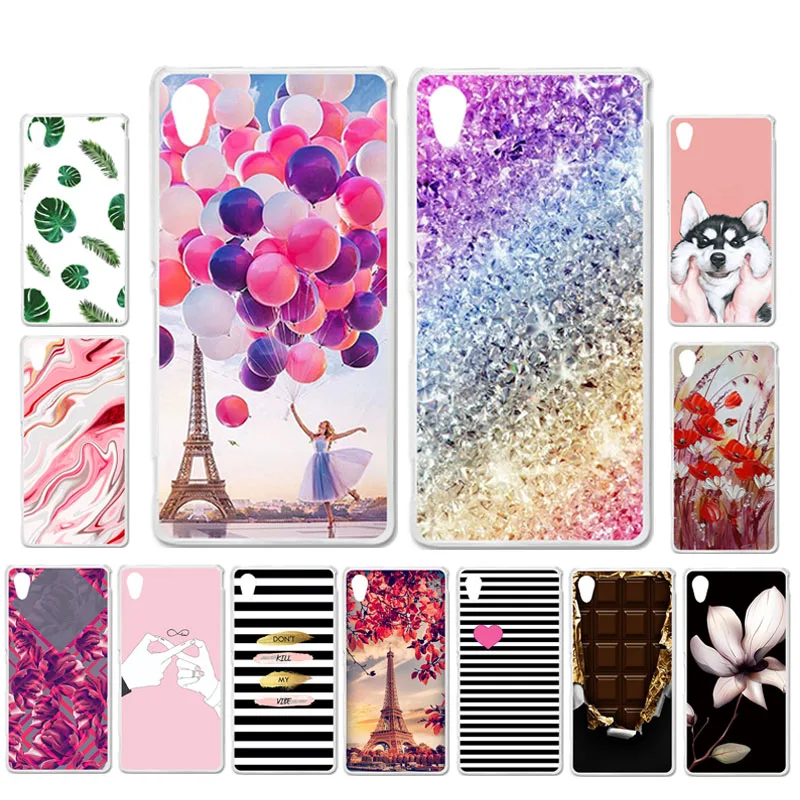 

Ojeleye DIY Patterned Silicon Case For Sony Xperia ZR M36h Case Soft TPU Cartoon Cover For Sony M36h Covers Anti-knock Shell