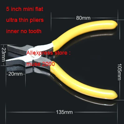 5 6 дюймов ультра тонкий головы плоскогубцы мини диагональ инструмент электронная интегральная схема pin выравнивания, складной, изгиб, ручной украшения ручной работы