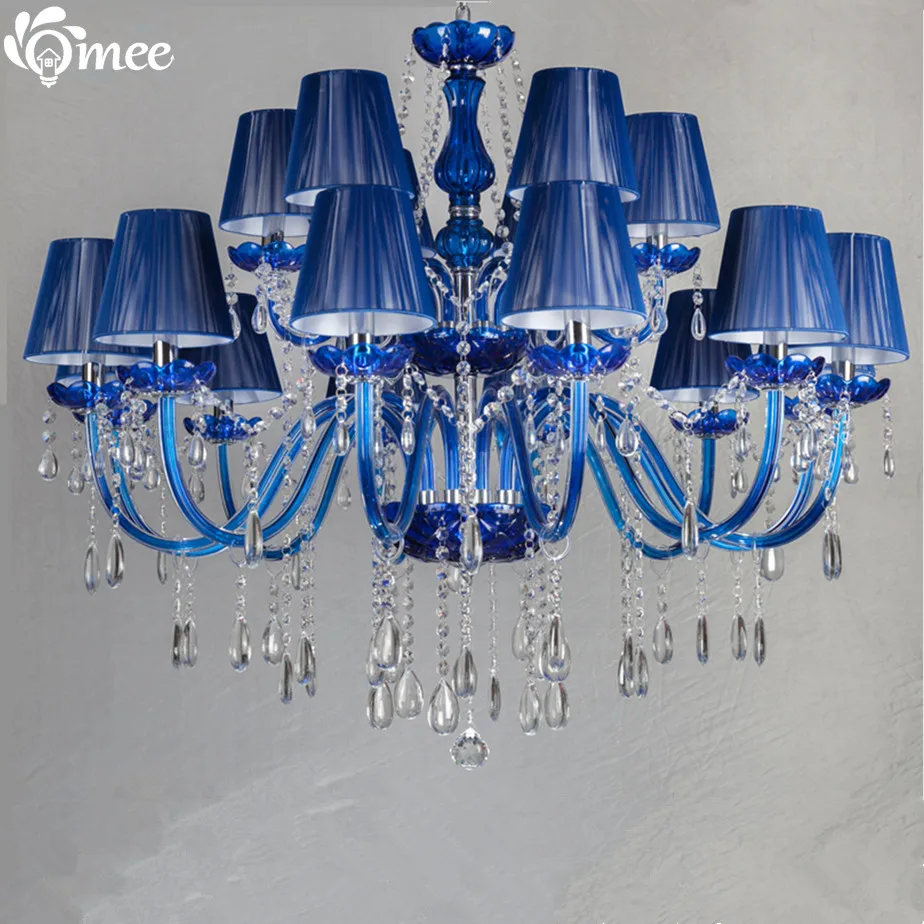 

Mediterranean Style Crystal Chandeliers Lights , Modern Living Room Lustre Crystal Chandelier Lamp fixtures ceiling para quarto