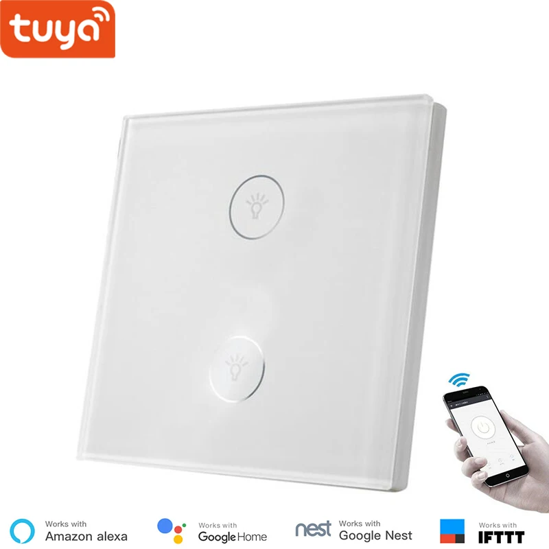 Remote wirless light switch EU UK 86 WiFi wall touch ...