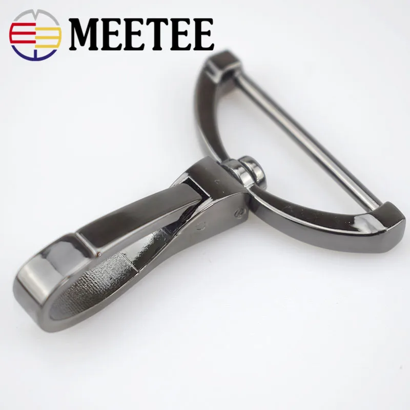 Meetee 4 шт. ID38mm сумки пряжки для Металлических Ремешков сумка аксессуары фурнитура