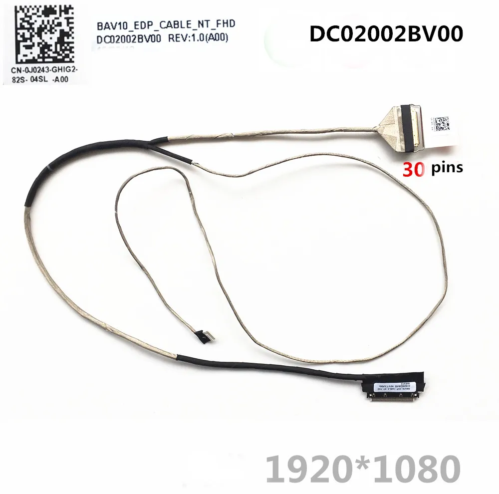 

Laptop/Notebook LCD/LED/LVDS flex CABLE For DELL 5545 5447 5547 5548 5557 P39F High resolution 30pins 0J0243 DC02002BV00