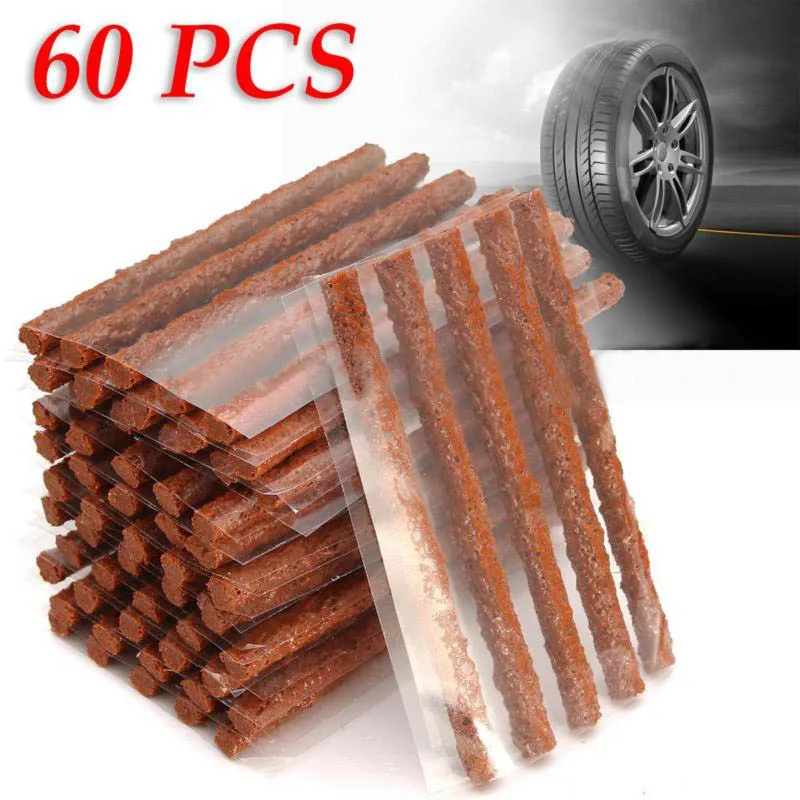 60 шт. автомобильные шины колеса резиновые ремонтные полоски авто шины бескамерные уплотнения патч инструменты