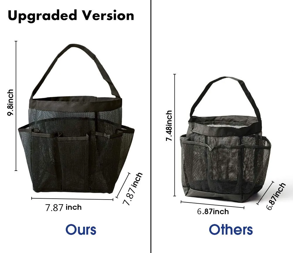 Складная Сетчатая Сумка для душа Caddy для ванной, сумка-тоут для туалетных принадлежностей, органайзер для ванной, сумка для туалетных принадлежностей Caddy, Сетчатая Сумка для душа, быстросохнущая сумка