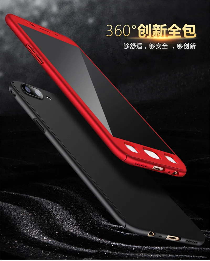 Для OPPO F5 A73 A53 A57 A59 A77 F3 A37 A33 Жесткий ПК 360 Полное покрытие защитный чехол с