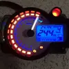 KOSO RX2N similar LCD digital Motorcycle odometer speedometer adjustable MAX 299KM/H 7 colors LCD display ► Photo 2/6