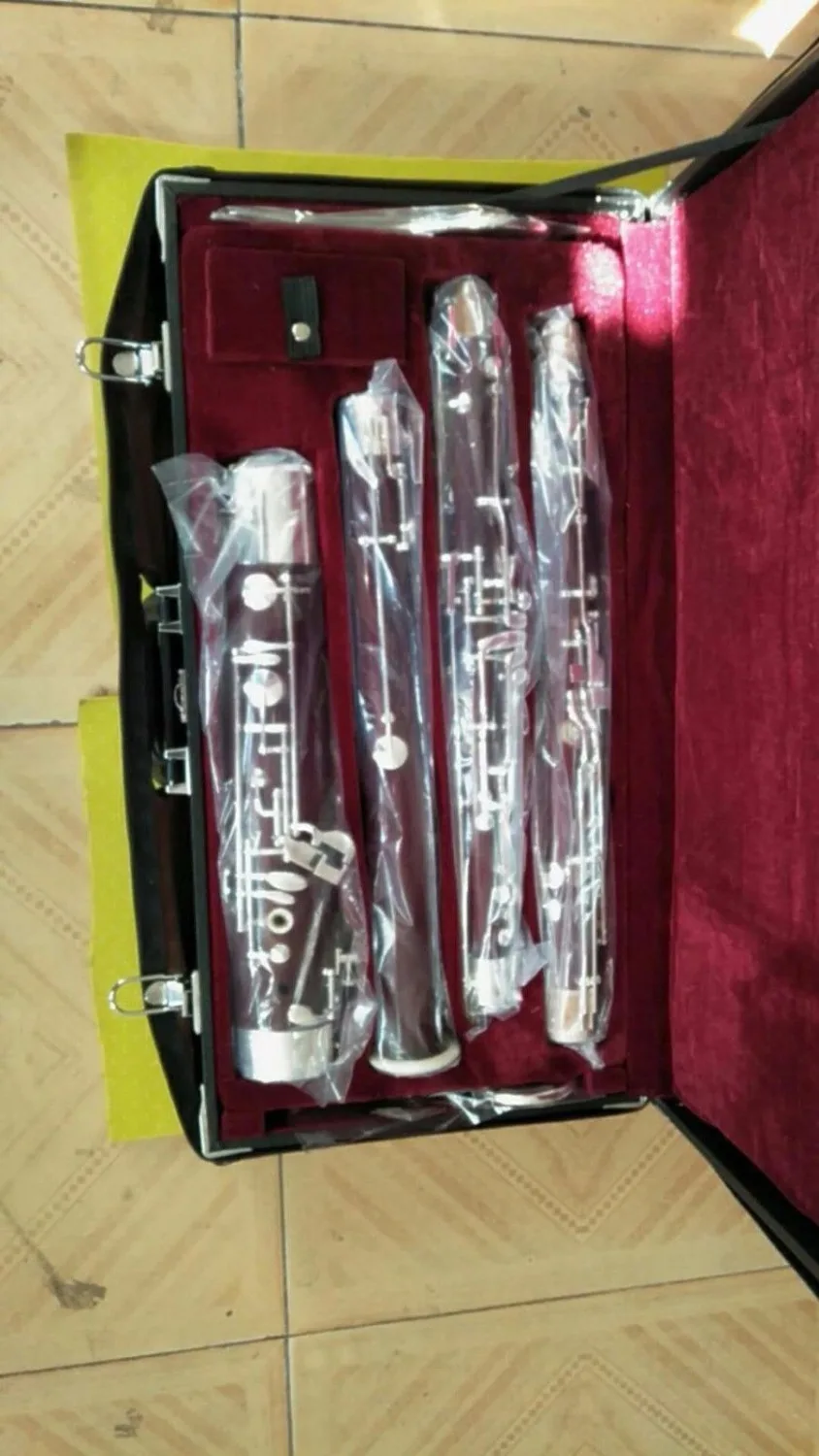 New Maple wood Body Silver Plated professional wood basson/bassoon