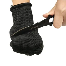 Мужские дышащие анти-режущие перчатки защита защитная сетка Мясник порезные рабочие перчатки