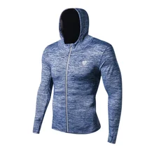 Новая мужская быстросохнущая футболка для йоги баскетбольная тренировочная одежда для бега на открытом воздухе быстросохнущая с длинными рукавами