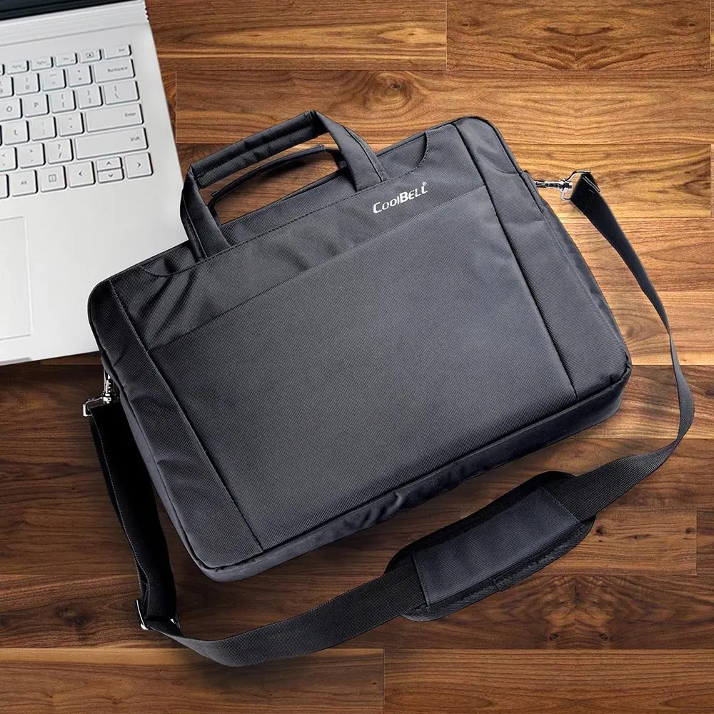 CoolBELL 15 6 17 3 inch font b Laptop b font Notebook Handbag Messenger Sleeve Case