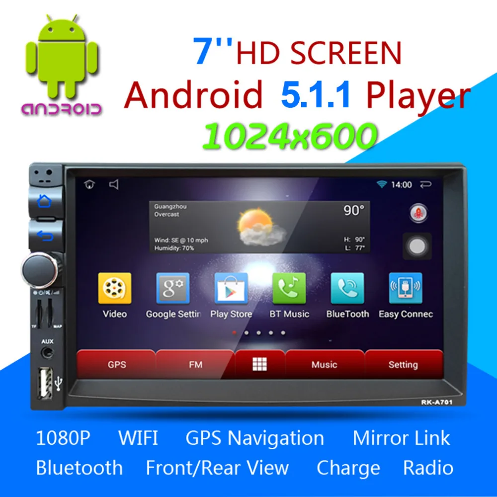 GPS Player Car DVD 1028 600 Capacitive HD Touch Screen Radio Stereo 8G 16G iNAND Rear