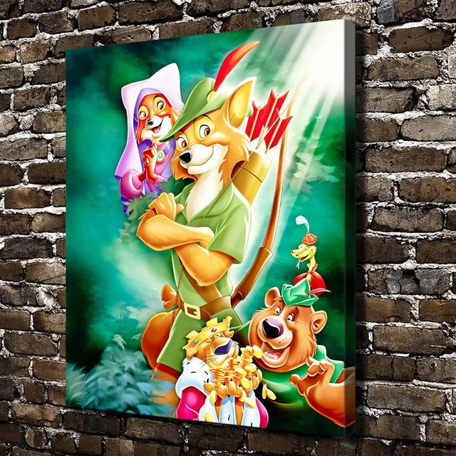 a993 robin hood crianças dos desenhos animados do filme hd cópia da