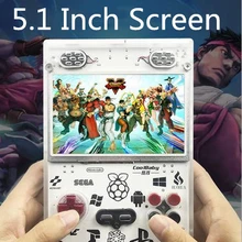 RS11 5,0 дюймов Большой экран 4 ядра ЦП 64 бит игровая консоль Поддержка четыре игрока игры ТВ подключение мульти-симулятор игровая консоль