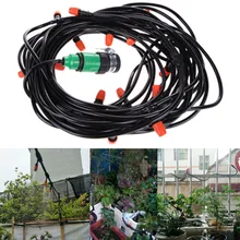Drip Irrigation System Adjustable Sprinkler Spray Nozzle Set Garden Dripper Head Connector for Flowerspot Plants Watering Kit Drip Irrigation System Adjustable Sprinkler Spray Nozzle Set Garden Dripper Head Connector for Flowerspot Plants Watering Kit